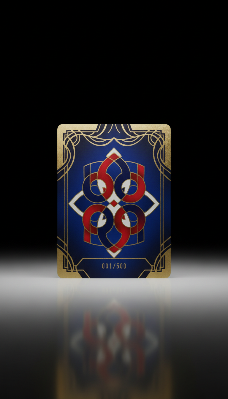 Serialized Artist-Collaboration Card Foil Detailing
