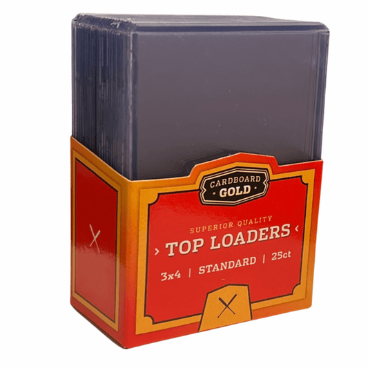 Cardboard Gold Standard 3x4 Top Loaders (25 Pack)